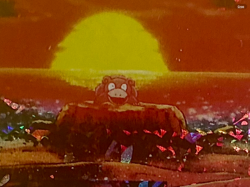 SLOWBRO Pocket Monsters Vending Machine Prism Sticker - Pokemon Holo Foil NM - Image 3