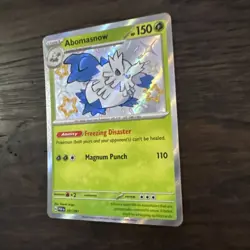 Pokemon TCG Abomasnow Scarlet & Violet: Paldean Fates 101/091 Holo Shiny Rare - Image 2