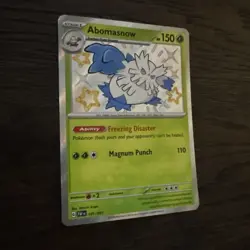 Pokemon TCG Abomasnow Scarlet & Violet: Paldean Fates 101/091 Holo Shiny Rare - Image 3