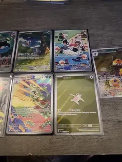 Lot Of 9 Illustration Rare Pokemon TCG, All NM - Image 4