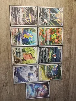 Pokemon TCG Illustration Rares Lot of 9 NM Condition No Duplicates - Image 1
