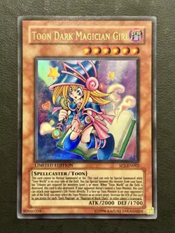 Yu-Gi-Oh TCG Toon Dark Magician Girl Limited Edition Ultra Rare SP2-EN003 LP - Image 1