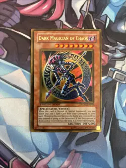 Yugioh Dark Magician of Chaos GLD1-EN016 Gold Rare Limited VLP (LT) (1) - Image 1