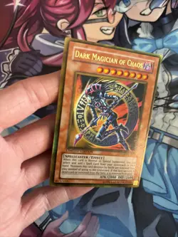 Yugioh Dark Magician of Chaos GLD1-EN016 Gold Rare Limited VLP (LT) (1) - Image 2