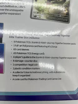 Pokemon Trading Card Game Journey Together Elite Trainer Box - Image 4
