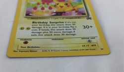 2000 Pokemon Black Star Promo Holo Card 24 Birthday Pikachu NM Unplayed - Image 5