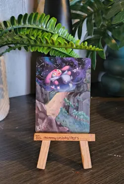 mesprit X1 Altered Art Hand Painted pokemon cards - Image 2