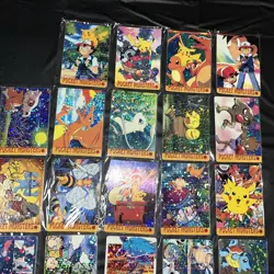 Pokemon Vintage Pocket Monsters Vending HOLO Prism Sticker (36 Cards) Charizard! - Image 4