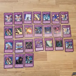 100 Mixed Lot Of Yu-Gi-Oh Cards. Vintage 1996. Heavily Played! READ - Image 2