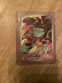 Rare Bulbasaur sir 133/132 Me01: Mega Evolution Holo pokemon card - Image 1