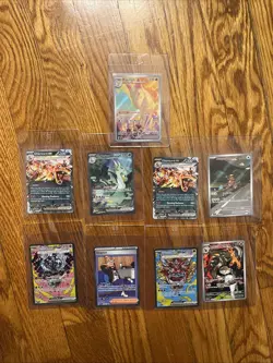 Pokemon 9 Card Lot Ft SIRs IRs And More - Image 1