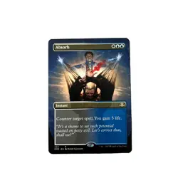 MTG Absorb Dominaria Remastered BORDERLESS English Rare - Image 1