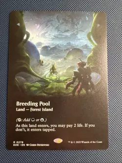 MTG Breeding Pool (Borderless) - Edge of Eternities (EOE) NM - Image 1