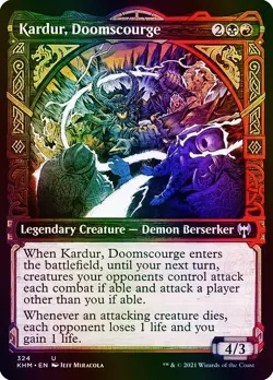 Kardur, Doomscourge (Showcase) Kaldheim NM MTG Foil - Image 1
