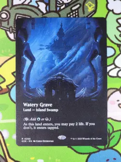 Watery Grave (Borderless) Edge of Eternities Magic MTG EOE - Image 1