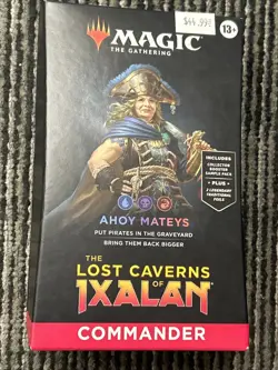 Magic the Gathering LOST CAVERNS OF IXALAN COMMANDER DECK AHOY MATEYS SEALED MTG - Image 1