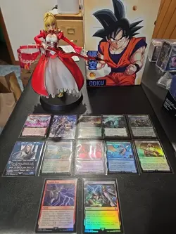 Mtg Final Fantasy Lot (12) Foil Rare Extended Art Borderless Magic The Gathering - Image 1