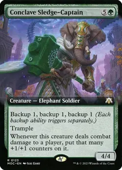 Conclave Sledge-Captain - March Of The Machine Extended Art Regular MTG-NM - Image 1