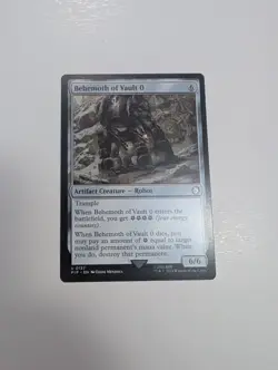 MTG - Behemoth of Vault 0 - Fallout (PIP) NM/M Condition - Image 1