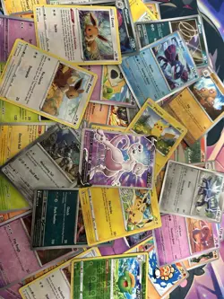 Pokemon Official TCG Card Lot 100 Cards Including Ultra Rare, EX, GX, V, VMAX - Image 5