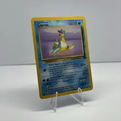 Lapras 25/62 Fossil Unlimited Rare - WOTC Pokemon Card LP/NM - Image 1