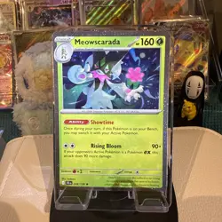 Meowscarada Cosmo Holo Promo 018/159 Journey Together Pokemon Tcg NM - Image 1