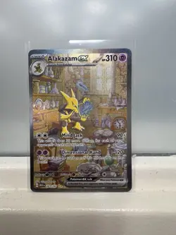 Pokemon TCG Alakazam EX 151 Holo Card Scarlet & Violet 201/165 - Image 1