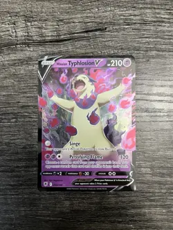 Pokemon Astral Radiance Hisuian Typhlosion V 053/189 NM - Image 1