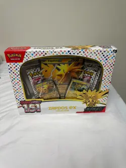 Pokemon TCG Scarlet and Violet 151 Zapdos EX Collection Box Sealed - Image 1