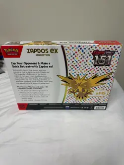 Pokemon TCG Scarlet and Violet 151 Zapdos EX Collection Box Sealed - Image 3