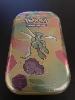 Pokemon TCG: Scarlet & Violet 151 - Mini Tin - Scyther/Weezing - New Sealed - Image 1