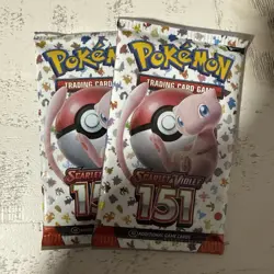 Pokemon TCG 151 Booster Pack Scarlet and Violet New, Sealed - Lot Of 2 - Image 1