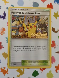 Pokemon TCG 2019 Champions Festival SM231 *French* World Championship Promo - Image 1