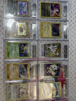 Pokemon 10x All Vintage Holo Graded Lot Beckett Bgs #14 - Image 1