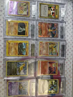 Pokemon 10x All Vintage Beckett Graded Lot #15 - Image 1