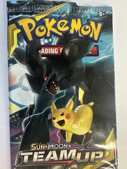 EMPTY - Pokemon - Team Up - Sun & Moon - Zekrom Pikachu Pack EMPTY - Image 4