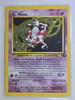 RARE (Sr.)Mr. Mime #6 2000 -Pokemon Jungle - Holo - Spanish - NM - Image 1