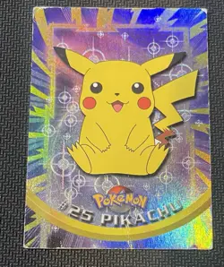 2000 Topps Chrome Pokemon Pikachu #25 Chrome Holo - Image 1