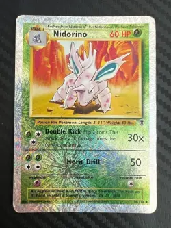 Pokemon Nidorino Legendary Collection 56/110 Reverse Holo Uncommon MP - Image 1