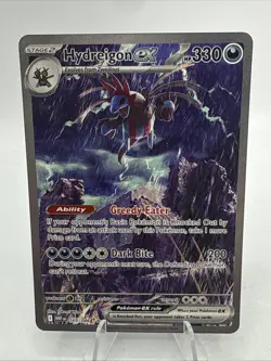 Pokemon Hydreigon ex 169/086 Scarlett And violet White Flare English - Image 1