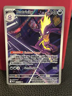 Toxtricity #103/094 Pokemon TCG Phantasmal Flames Pre Release IN HAND - Image 1