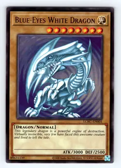 Yugioh Blue-Eyes White Dragon LCKC-EN001 Unlimited Ultra Rare Holo V2 - NM 💎 - Image 1