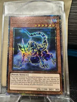 Yugioh! 1x Ido the Supreme Magical Force MP24-EN026 Quarter Century Secret Rare - Image 1