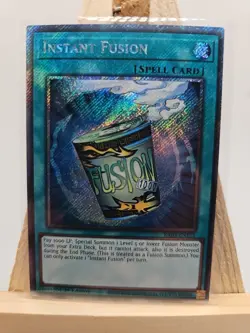 Yu-Gi-Oh Instant Fusion 1st Edition Platinum Secret Rare RA03-EN171 Near Mint... - Image 1