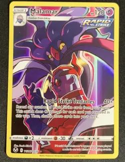 Malamar TG06/TG30 - Silver Tempest - Trainer Gallery Holo Rare Pokemon Card NM - Image 1