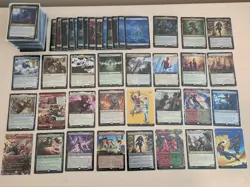 MTG Mavel Spider-Man Foil Lot 160 Cards (LP) Common, Rare, Mythic - Image 1