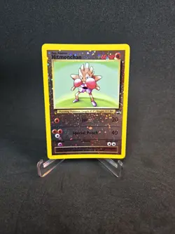 Hitmonchan WoTC Best of Game Promo 2 Pokemon Card Reverse Holo Swirl Near Mint - Image 1
