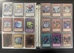 Large Card Collection BINDER Lot OLDSCHOOL Blue Eyes ULTIMATE RARES YUGIOH - Image 1