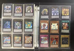 Large Card Collection BINDER Lot OLDSCHOOL Blue Eyes ULTIMATE RARES YUGIOH - Image 2