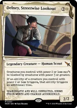 MTG English Delney, Streetwise Lookout (Showcase) NM Foil - Image 1